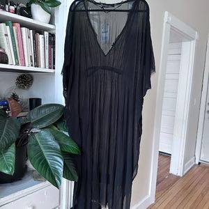 Zara (NWT) swimsuit beach cover-up / Sheer Dress, Caftan Premium Collection